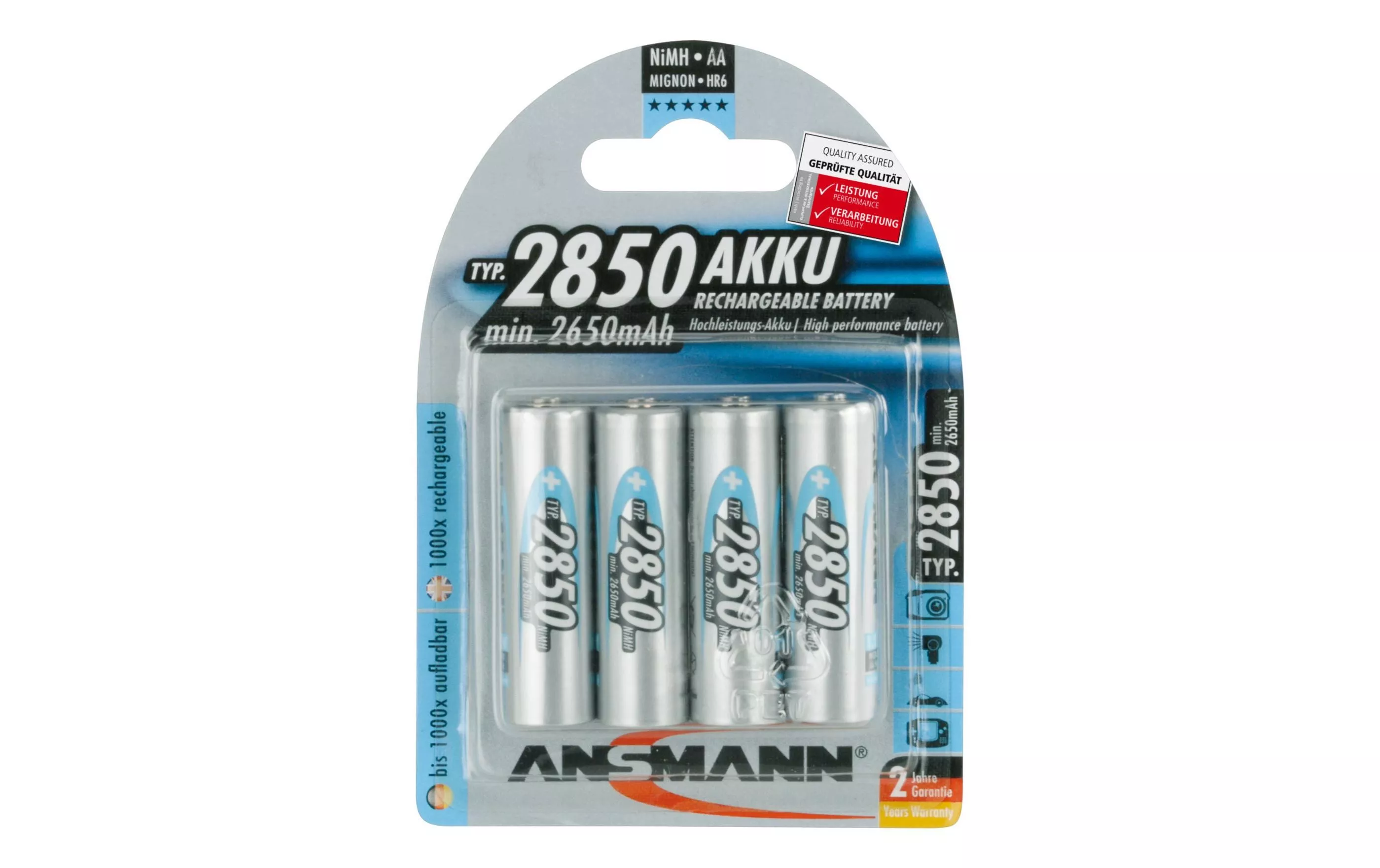Batterie 4x AA 2650 mAh