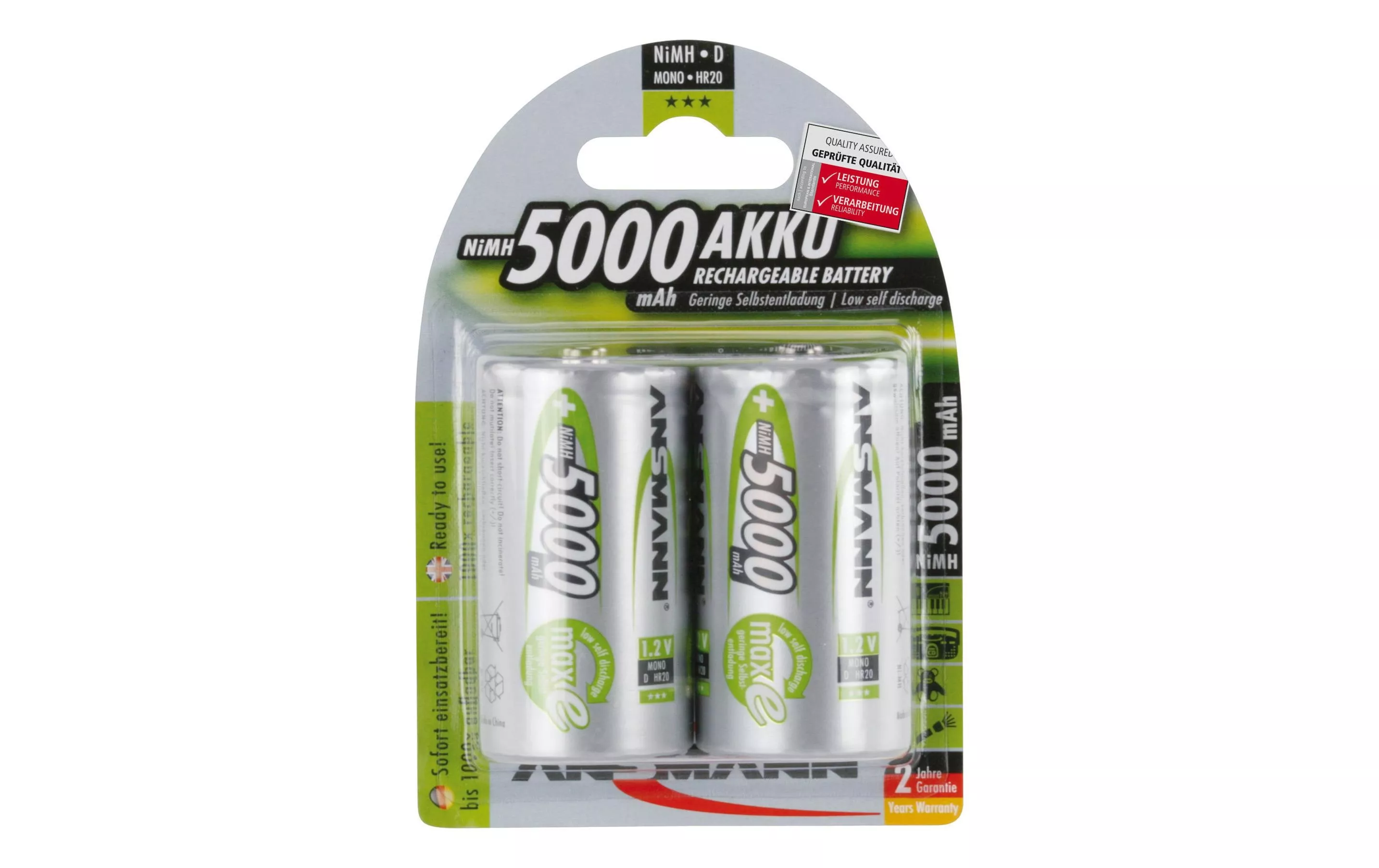 Batterie 2x D 5000 mAh