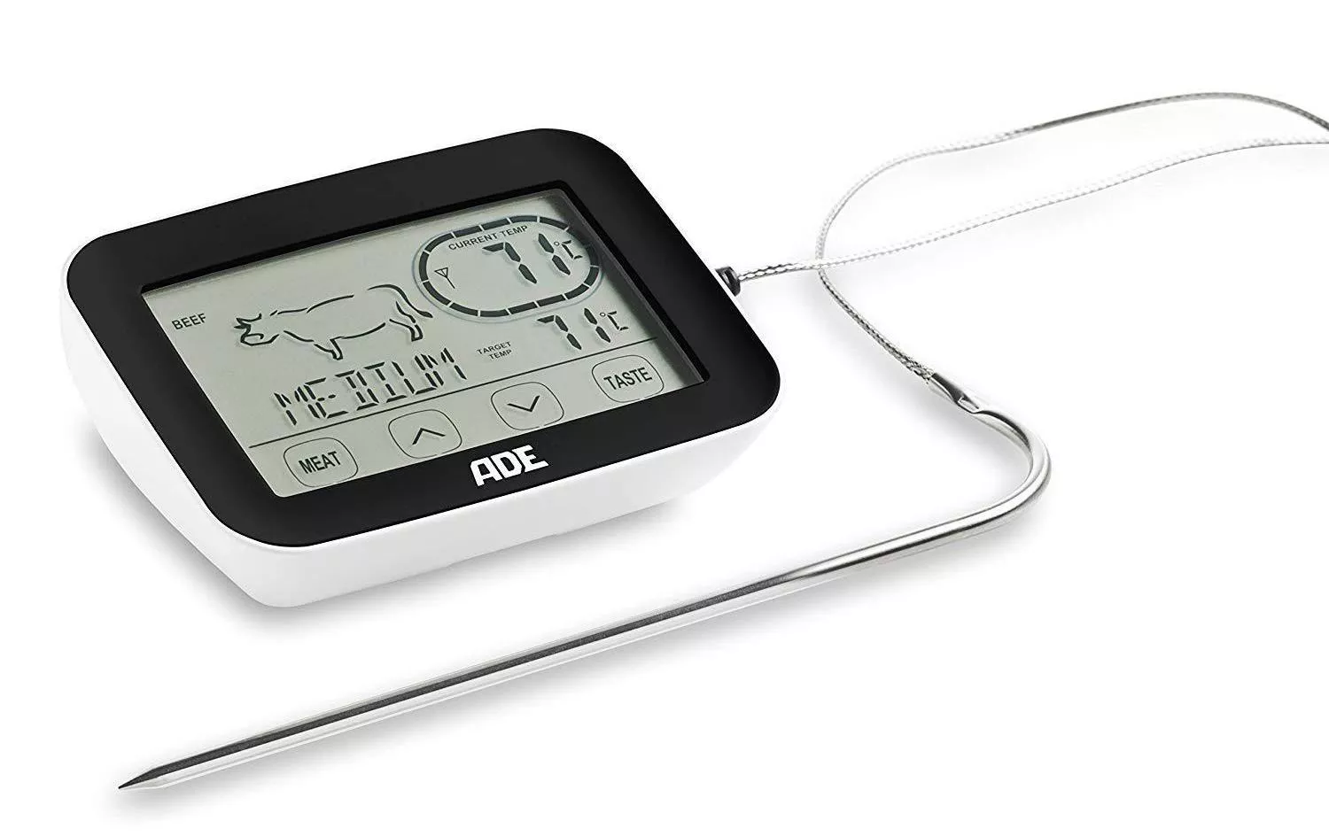 Thermomètre à rôti  BBQ 1408 Noir, Blanc