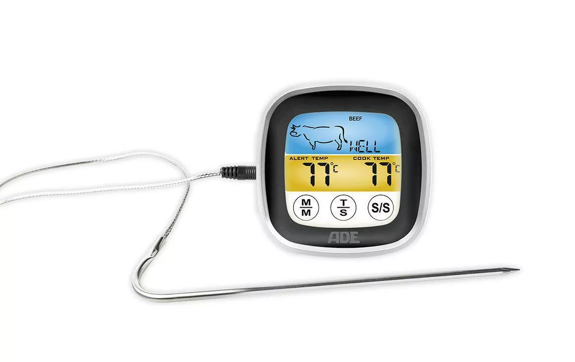Thermomètre à rôti  BBQ 1600 noir sur blanc