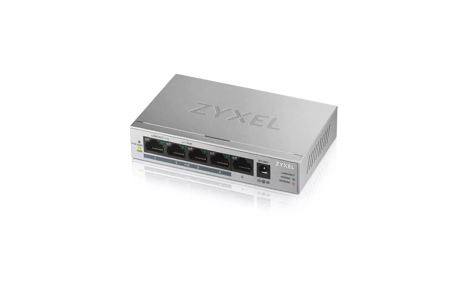 Interruttore Zyxel PoE+ GS1005HP 5 porte
