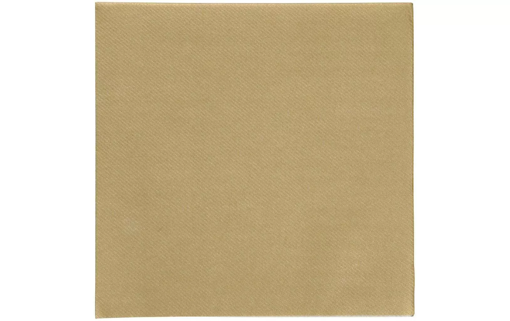Serviettes en papier 40 cm x 40 cm, 20 Pièce/s, Doré