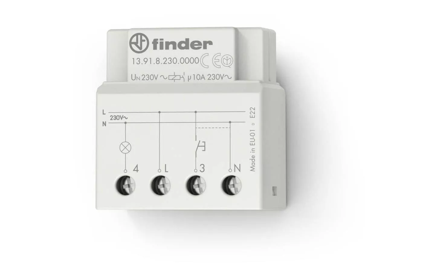 Interruttore a passo elettronico Finder serie 13 10A