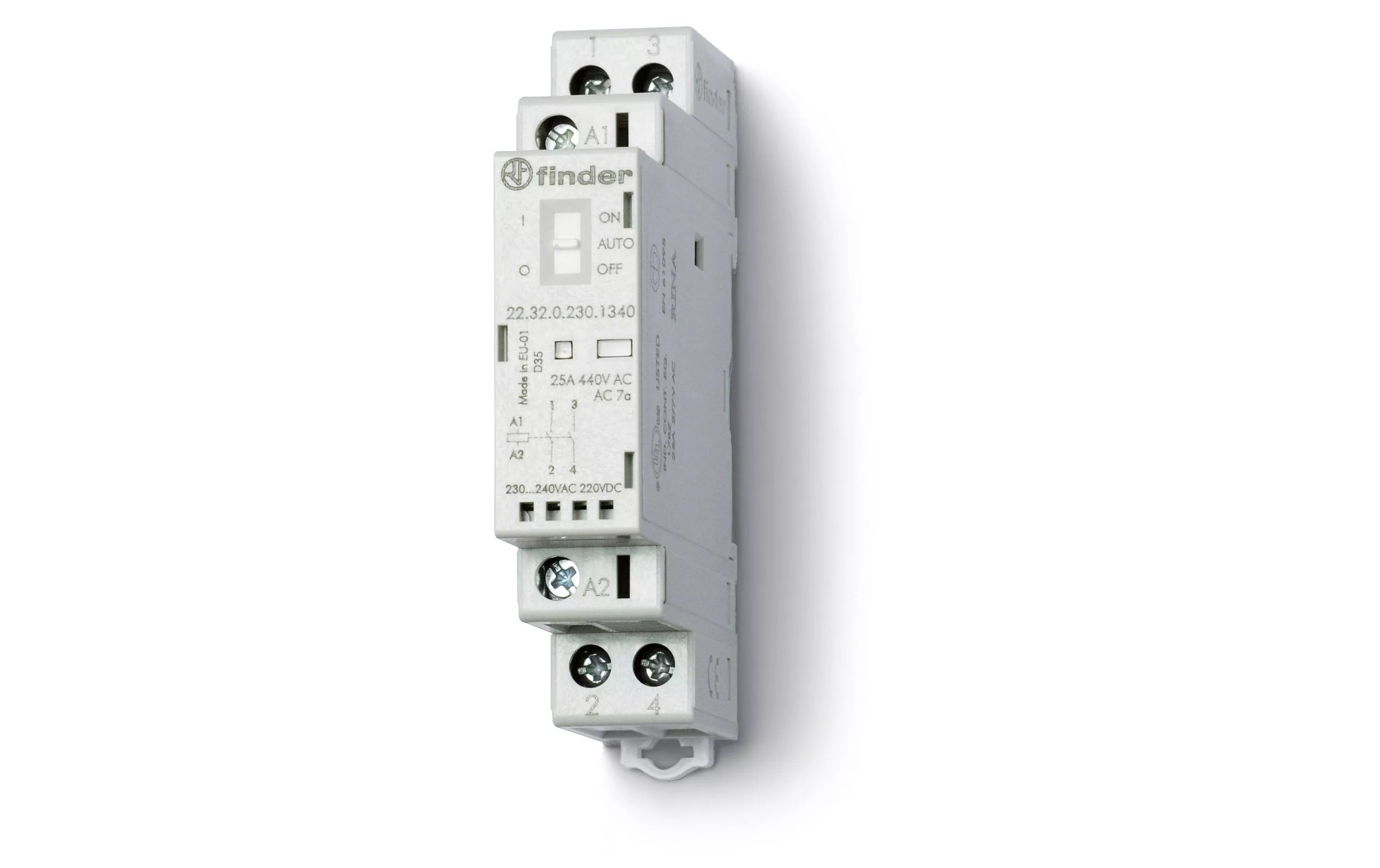 Contacteur Serie 22 2x 25A avec interrupteur marche/arrêt automatique