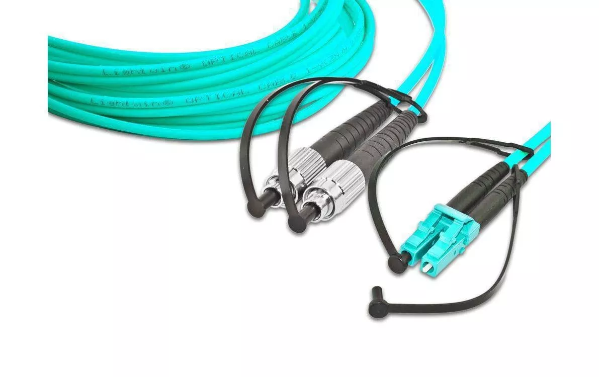 Câble patch à fibre optique FC-LC, Multimode, OM3, 2m