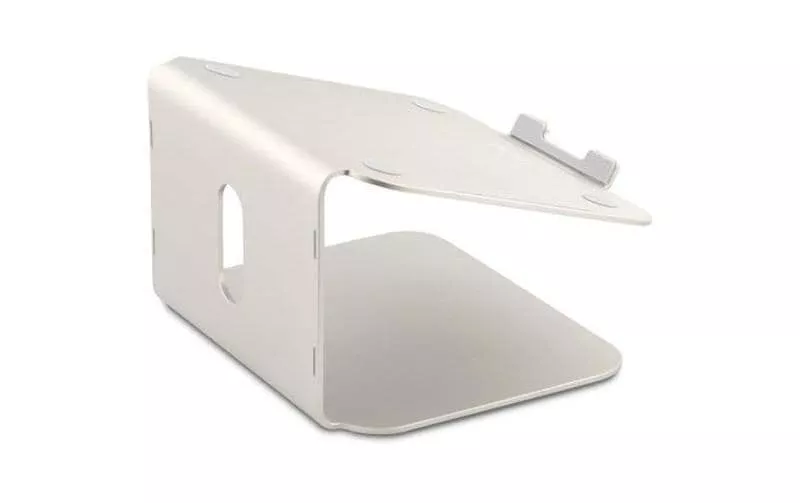 Notebook Stand ergonomico in alluminio argento