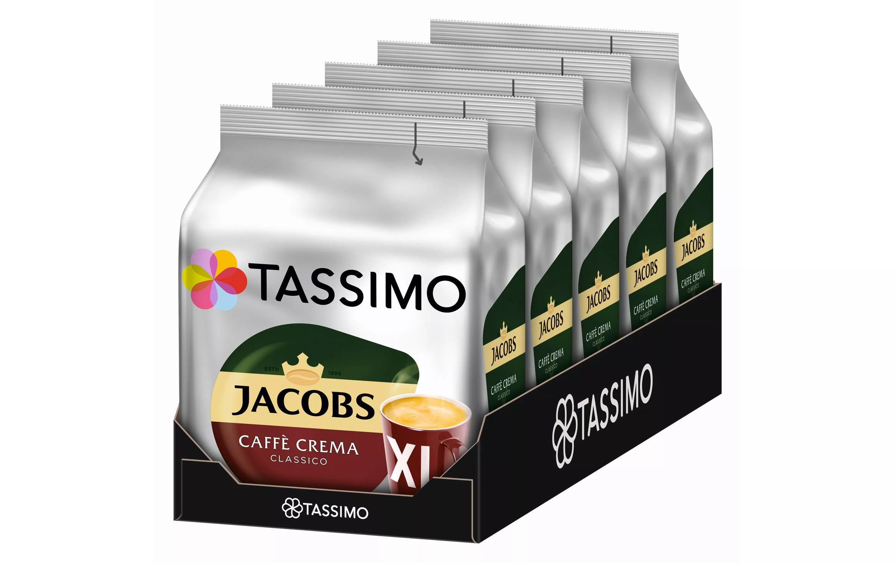 Kaffeekapseln T DISC Jacobs Caffè Crema XL 80 Portionen