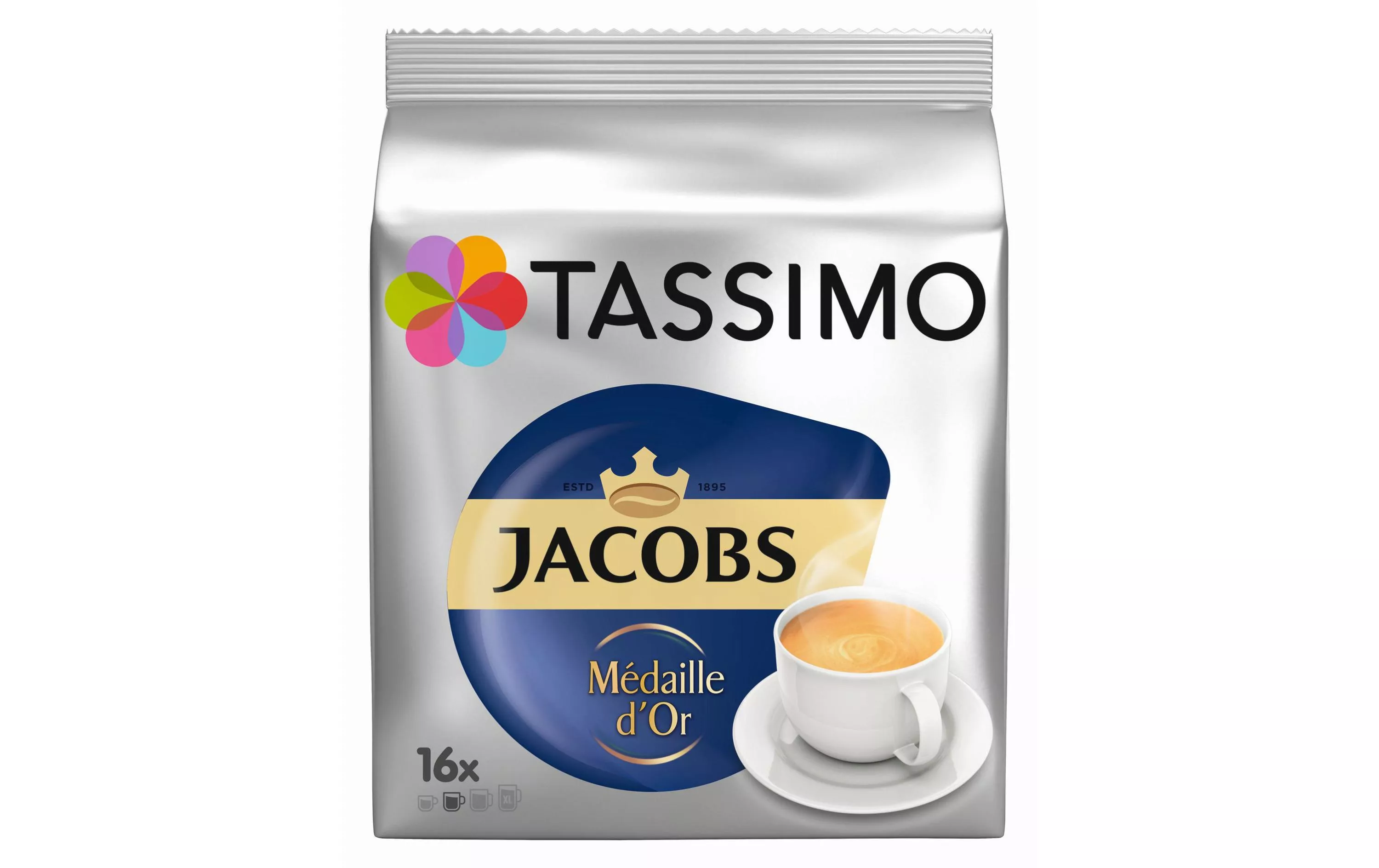 Kaffeekapseln T DISC Jacobs Médaille d\'Or 16 Portionen