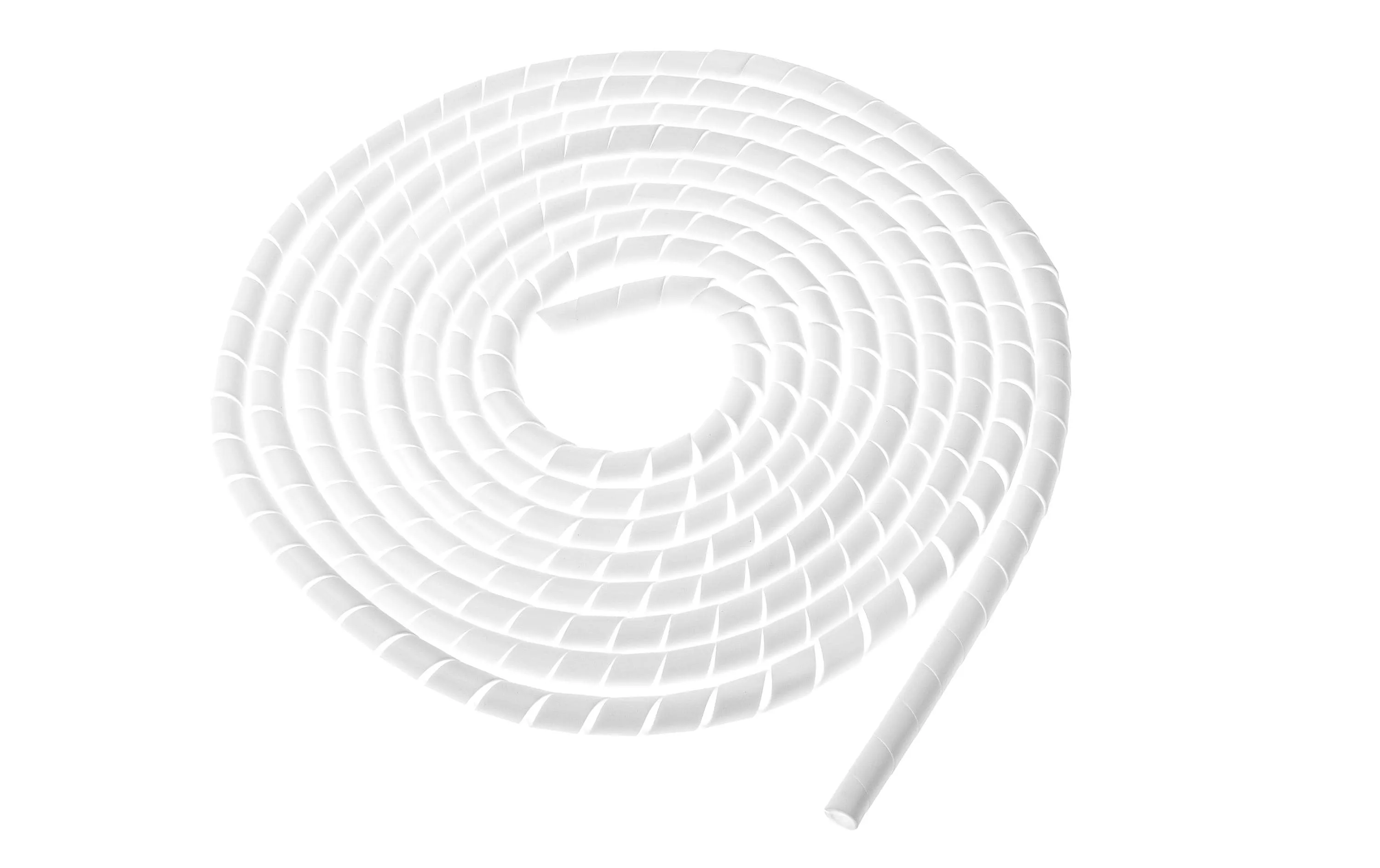 Spiro tubo flessibile 5 m x 12 mm bianco