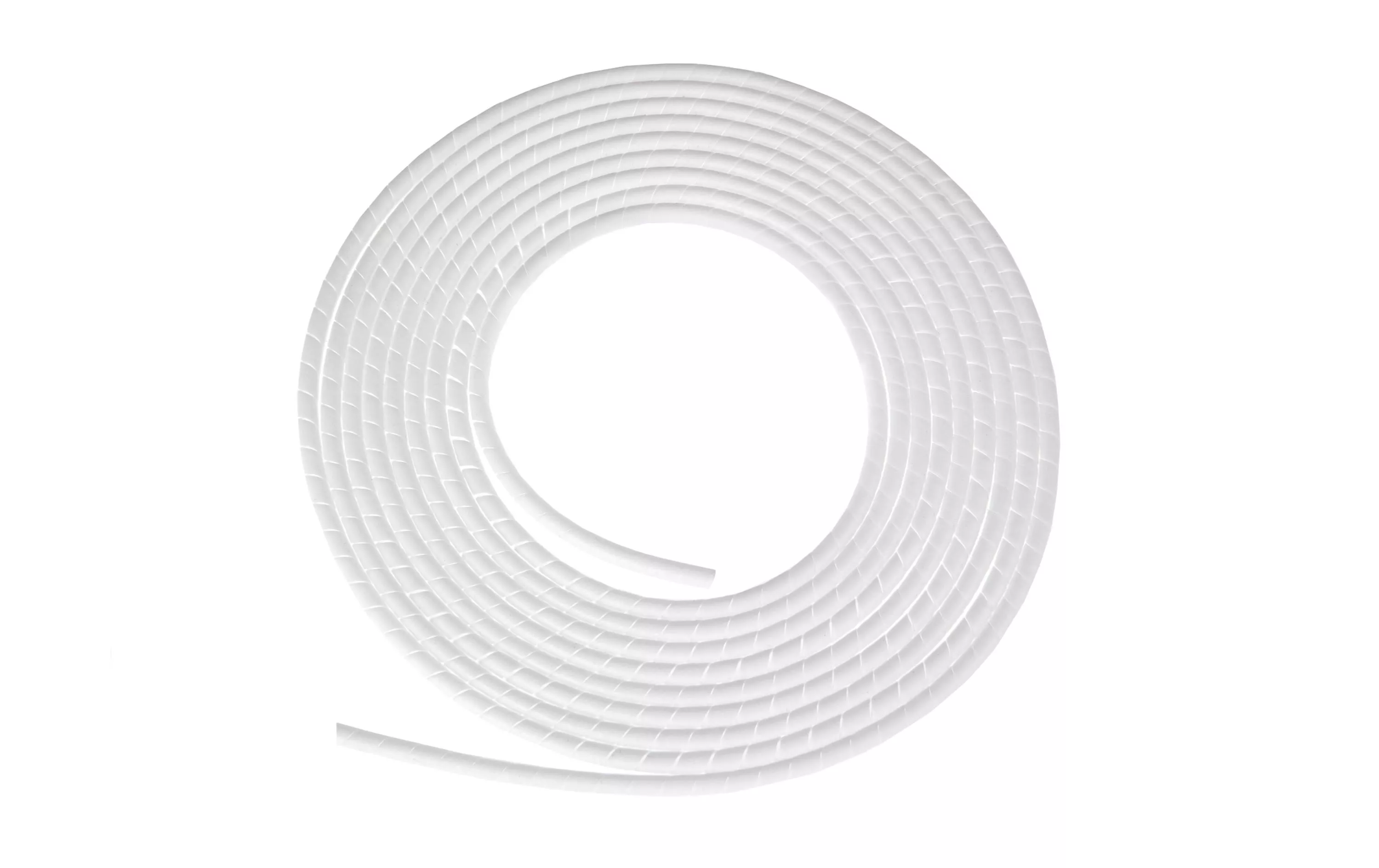 Spiro tubo flessibile 5 m x 6 mm bianco