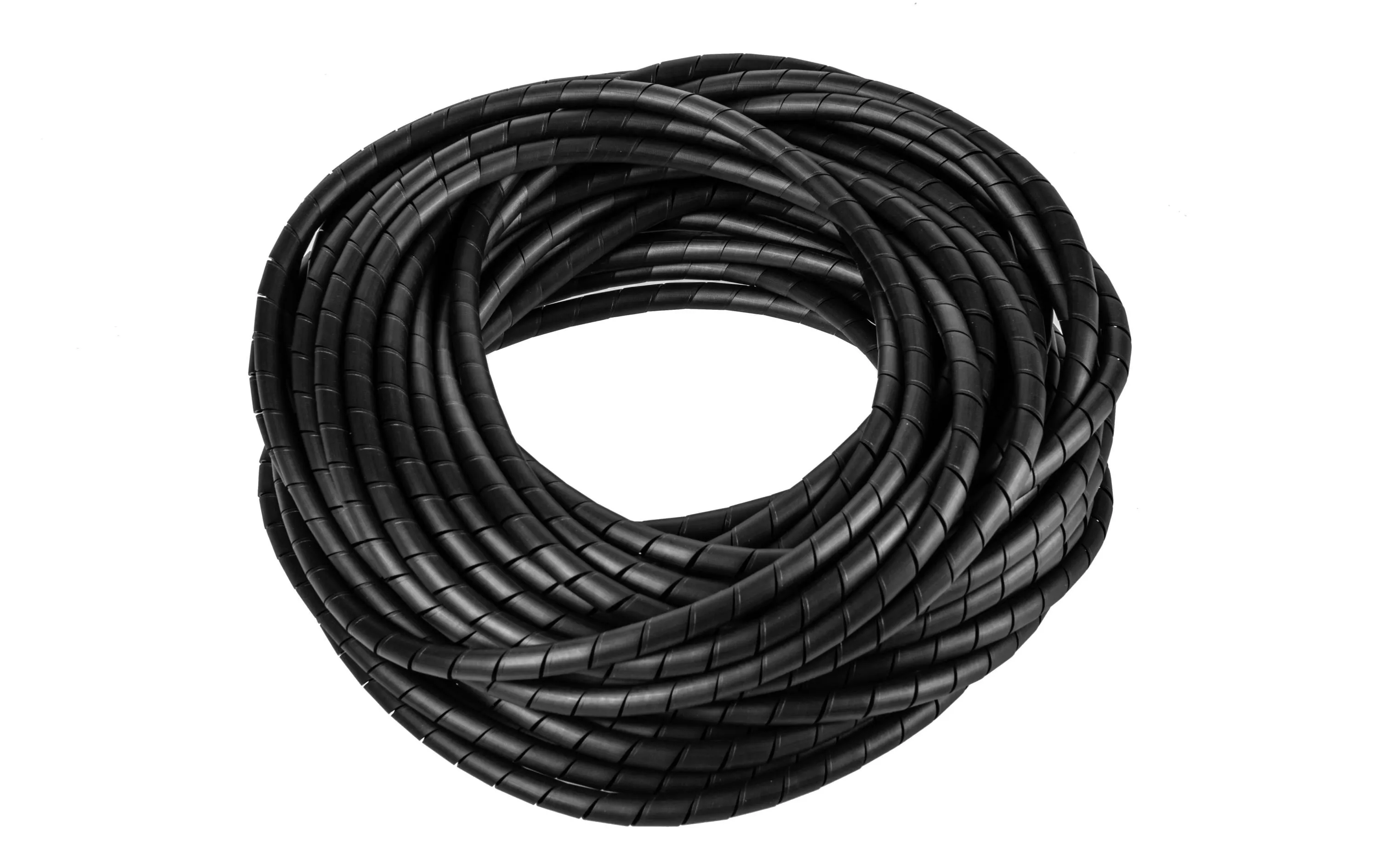Tuyau en spirale  25 m x 10 mm Noir