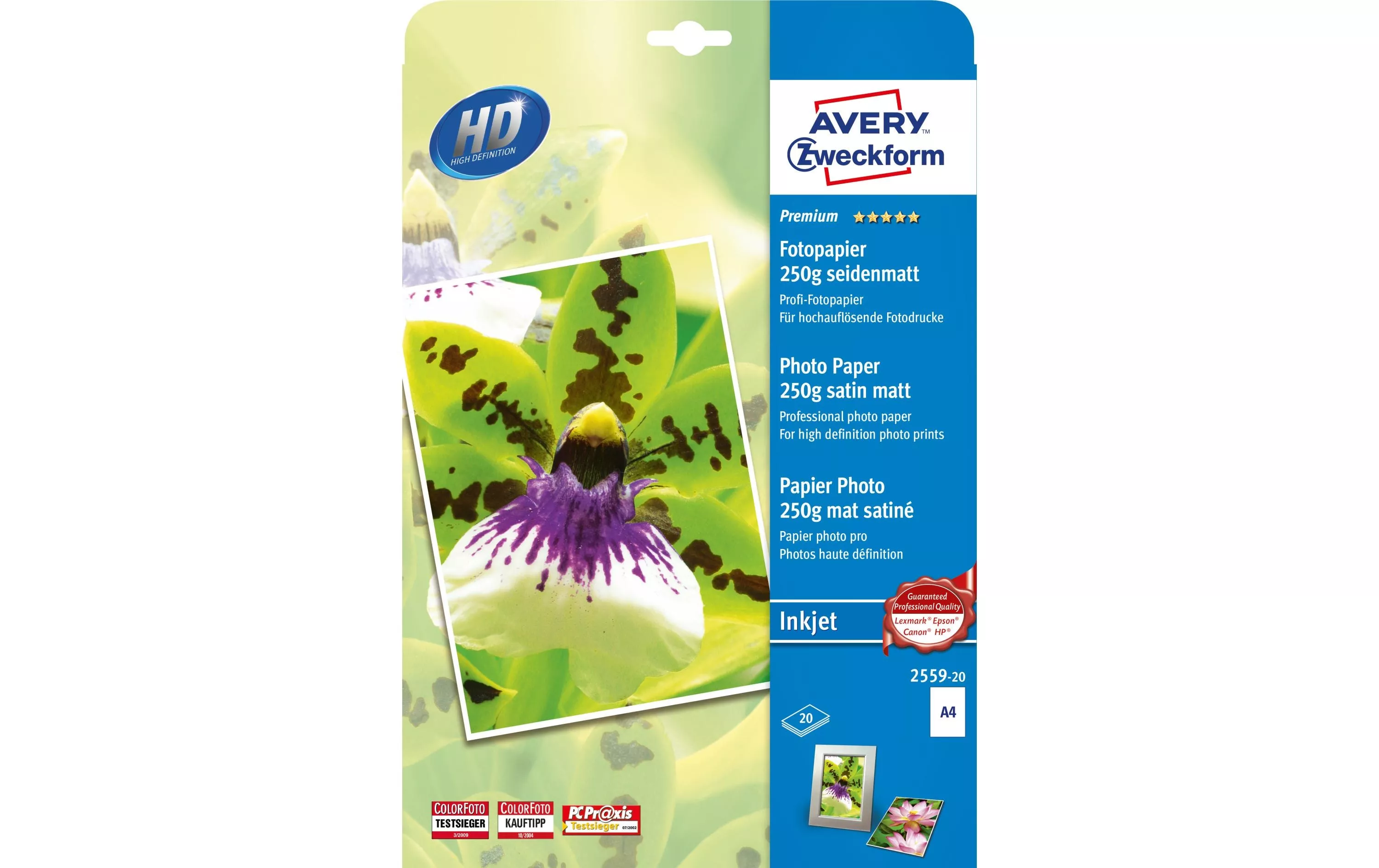 Photo Paper Inkjet Premium A4 250 g/m² 20 pezzi