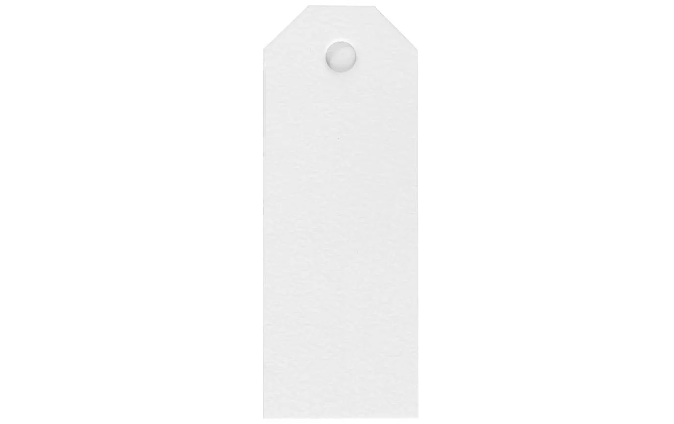 Étiquette pour cadeau Happy Moments Blanc, 3 x 8 cm, 20 pcs.