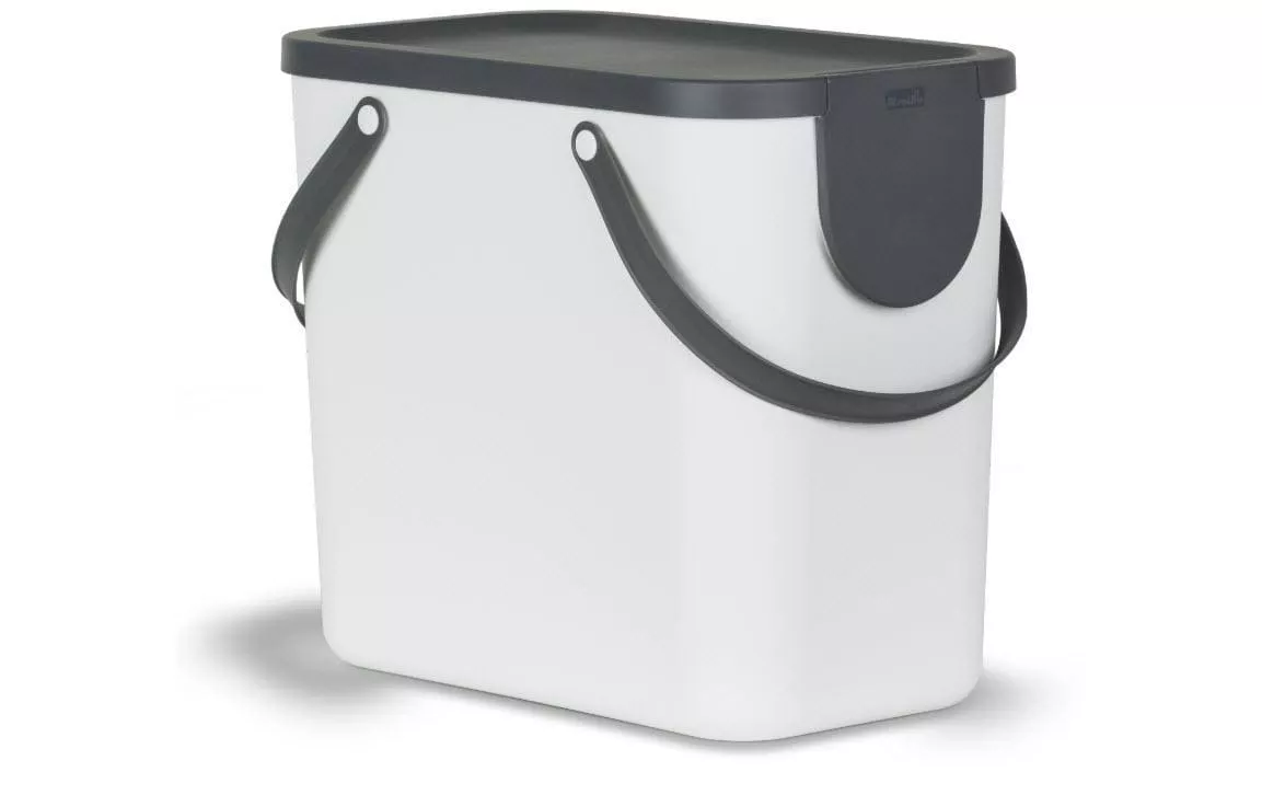 Albula Recycling Container 25 l, Bianco