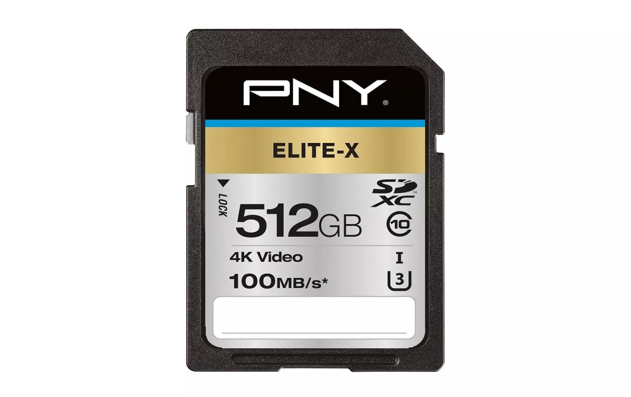 Carte SDXC Elite-X UHS-I U3 512 GB