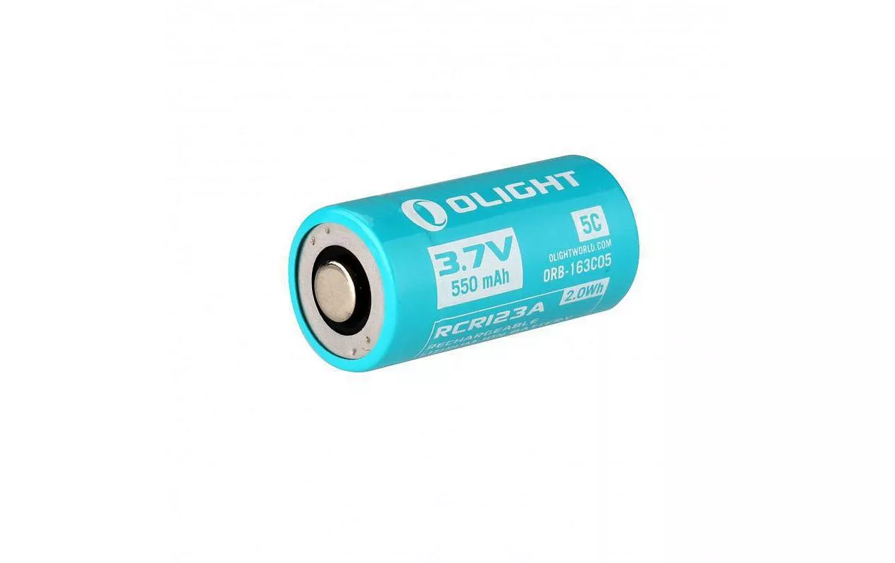 Batterie RCR123 550 mAh
