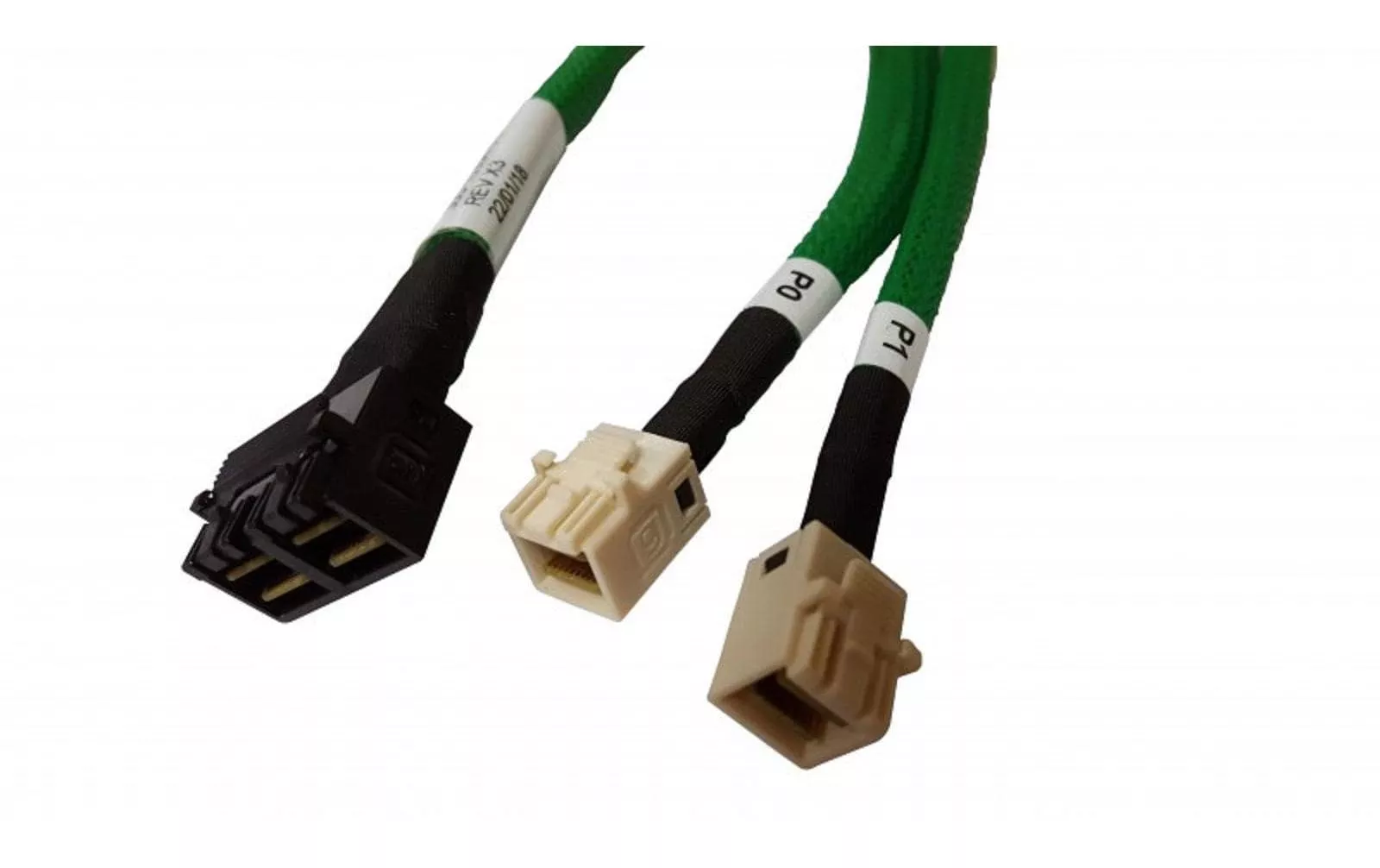 Câble SAS SFF-8643, NVME-Enabler 1m, pour Supermicro