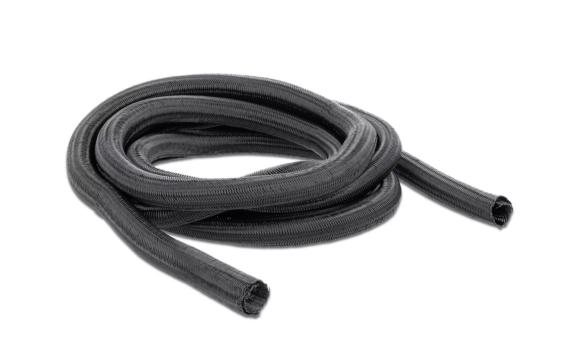Gaine de câble 2 m x 25 mm Noir