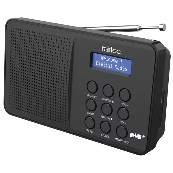 FT-2041 black - Radio, FM, DAB+, funzionamento in rete, funzionamento a batteria