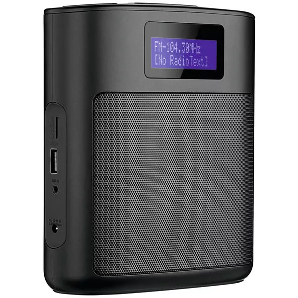 Allegra black - Radio, FM, DAB+, Funzionamento a rete, Funzionamento a batteria