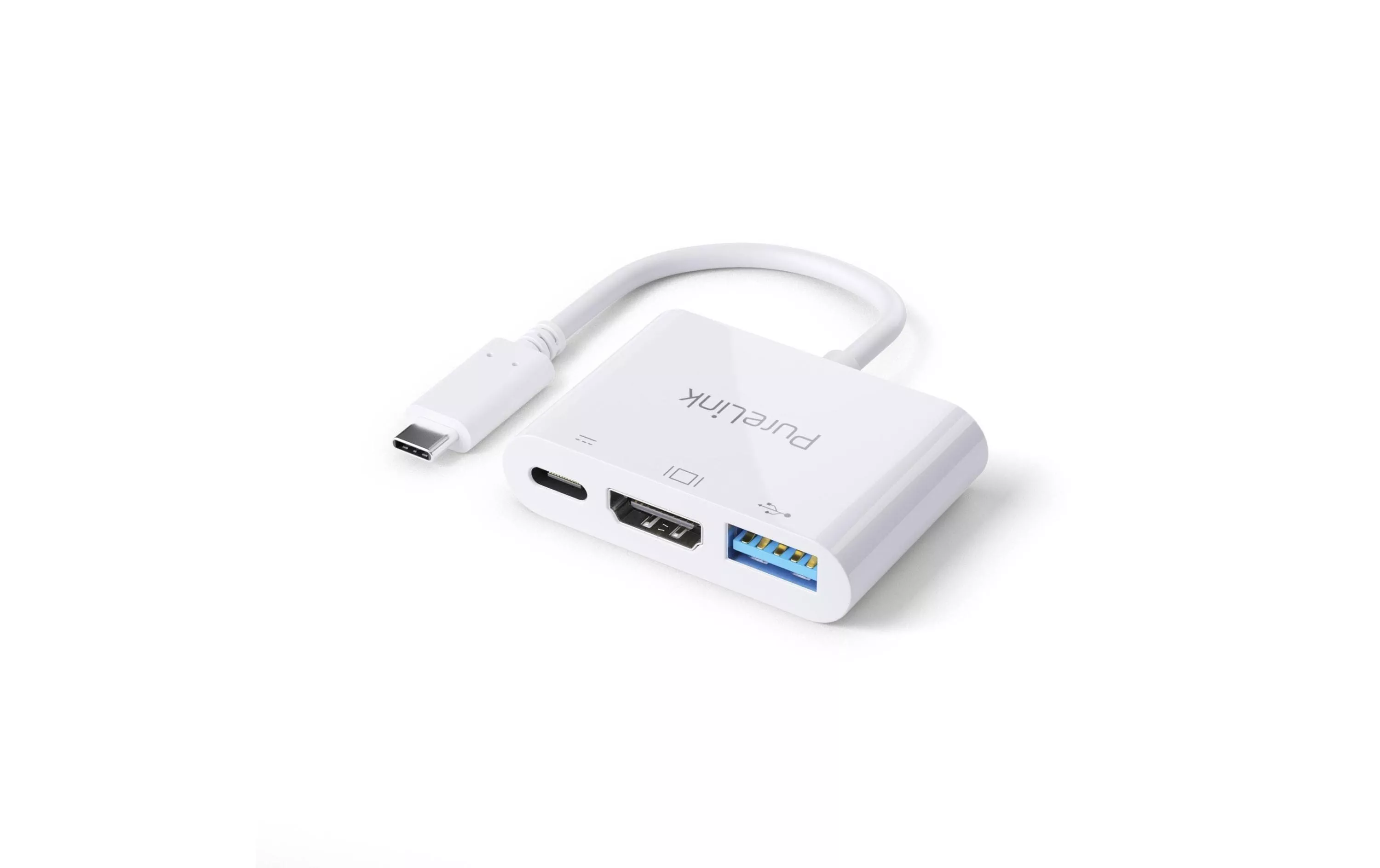 Multiport Adapter IS270 USB-C - HDMI & USB-A3.1, weiss