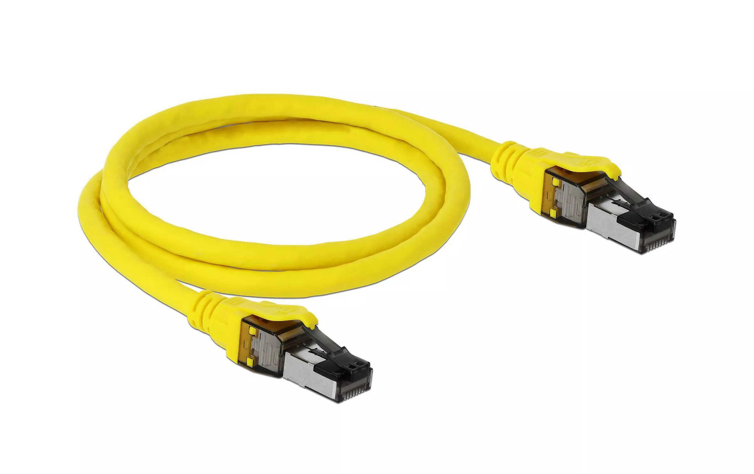 Câble patch RJ-45-RJ45 Cat 8.1, S/FTP, 1 m, Jaune