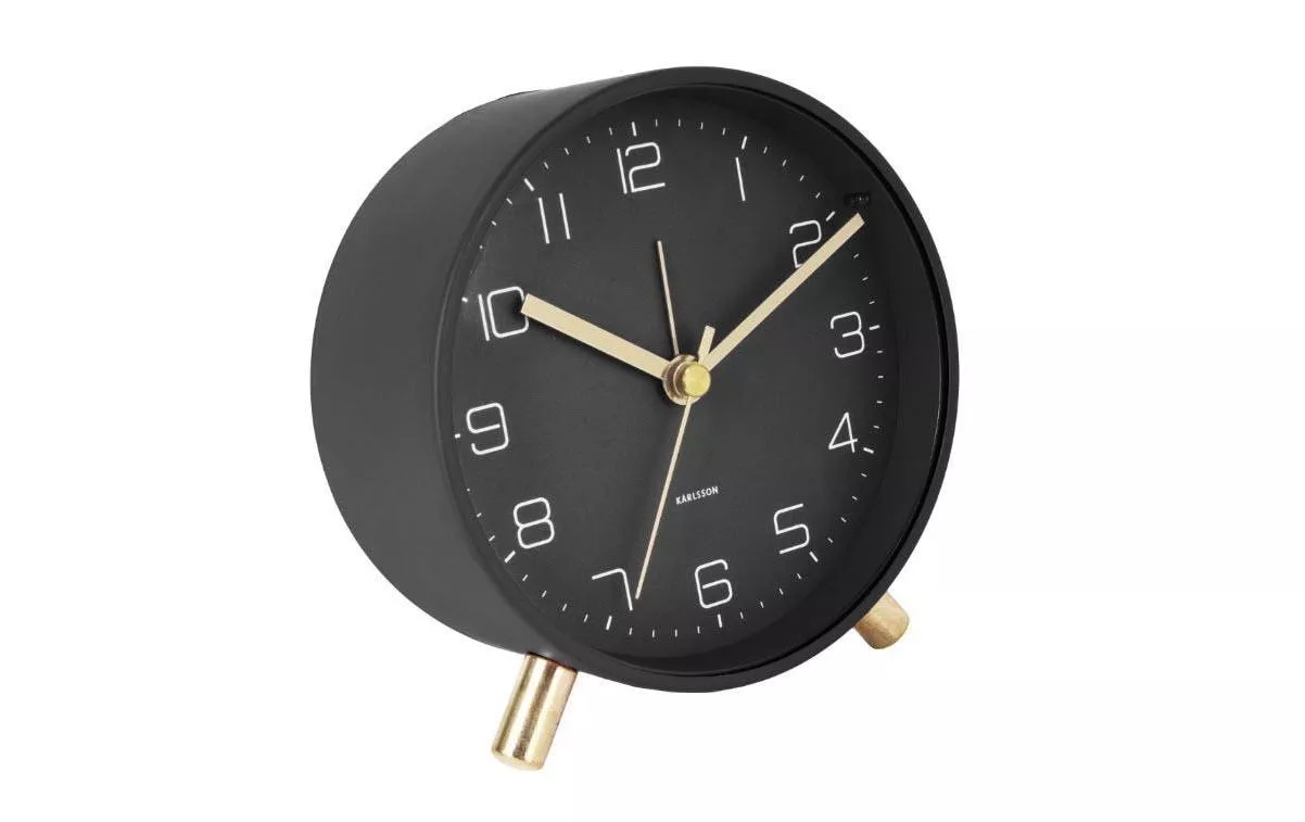 Classic Alarm Clock Lofty Black