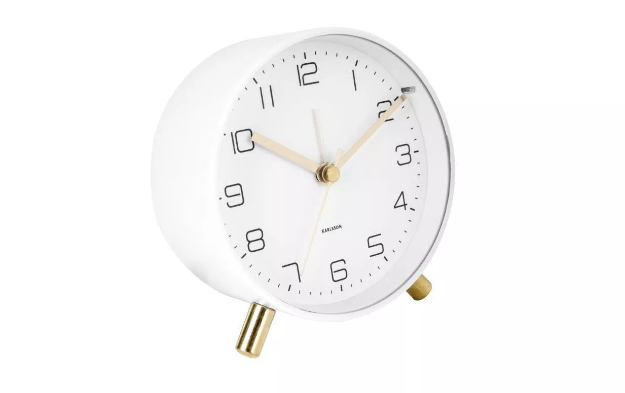 Classic Alarm Clock Lofty White