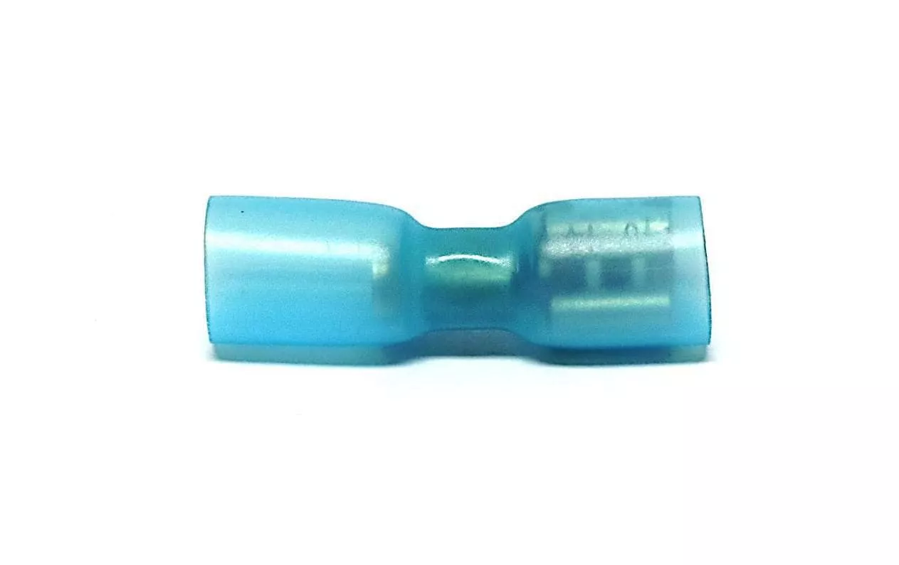 Flachsteckhülse WP 6.3 x 0.8 mm, weiblich, Blau, 10 Stk.