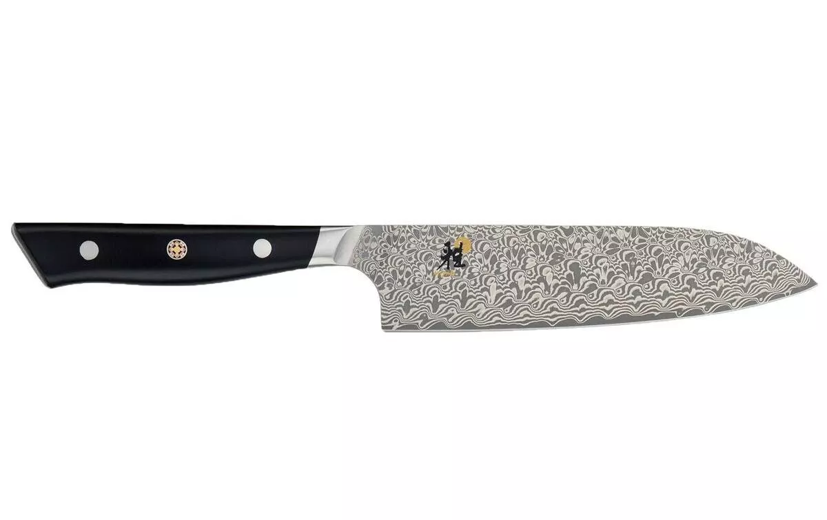 Couteau santoku 800DP Noir/Argenté