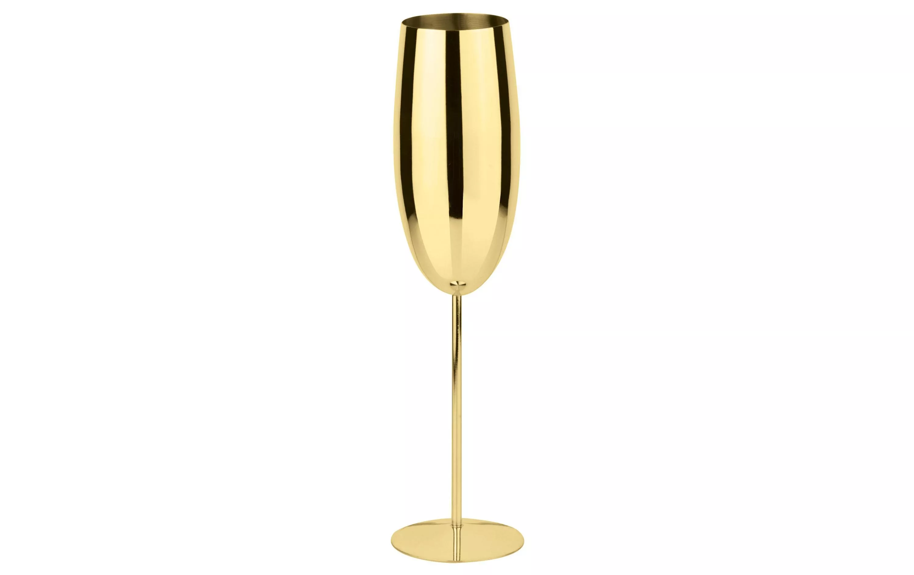 Bicchiere da champagne Paderno 270 ml, 1 pezzo, oro