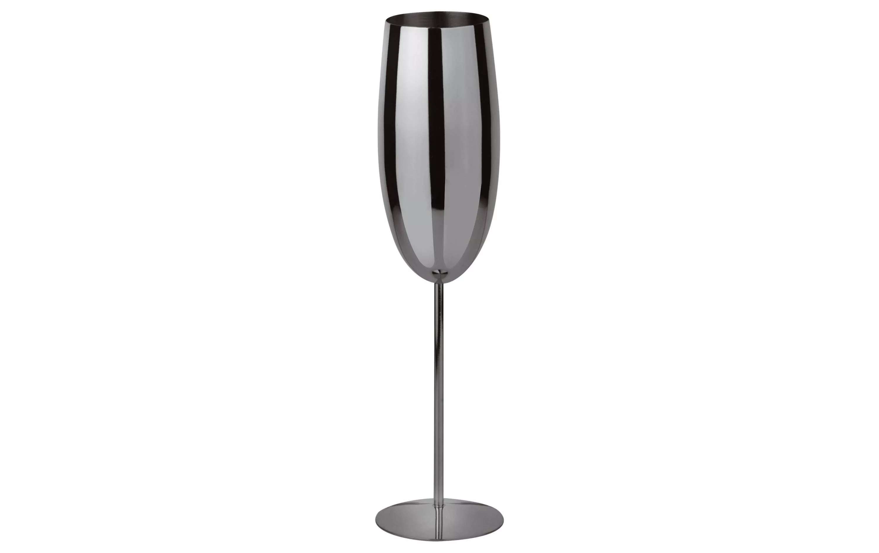 Bicchiere da champagne Paderno 270 ml, 1 pezzo, antracite/grigio